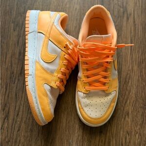 Nike women’s sneakers 8.5 peach cream dunks